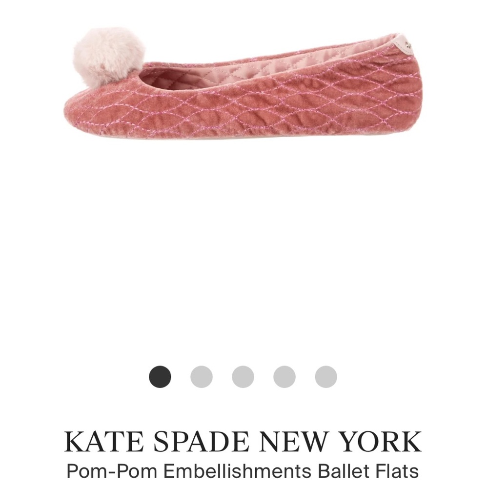 Kate Spade Sabilla Slippers. Velvet. Worn once.